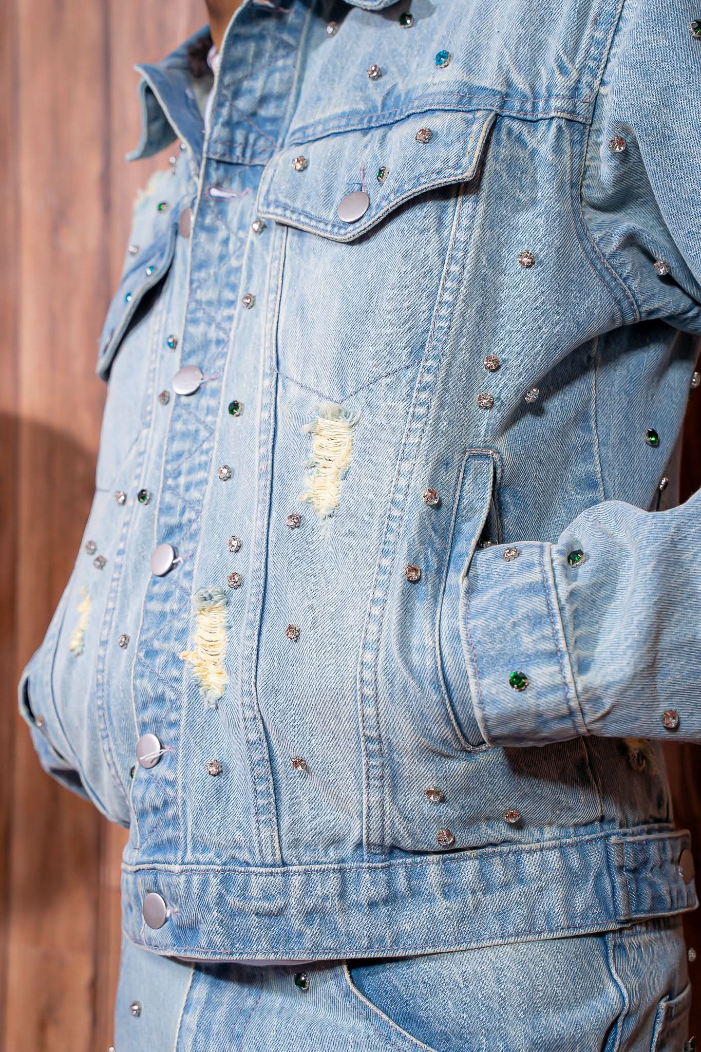 Bijou Denim Jacket - sauvage clothing