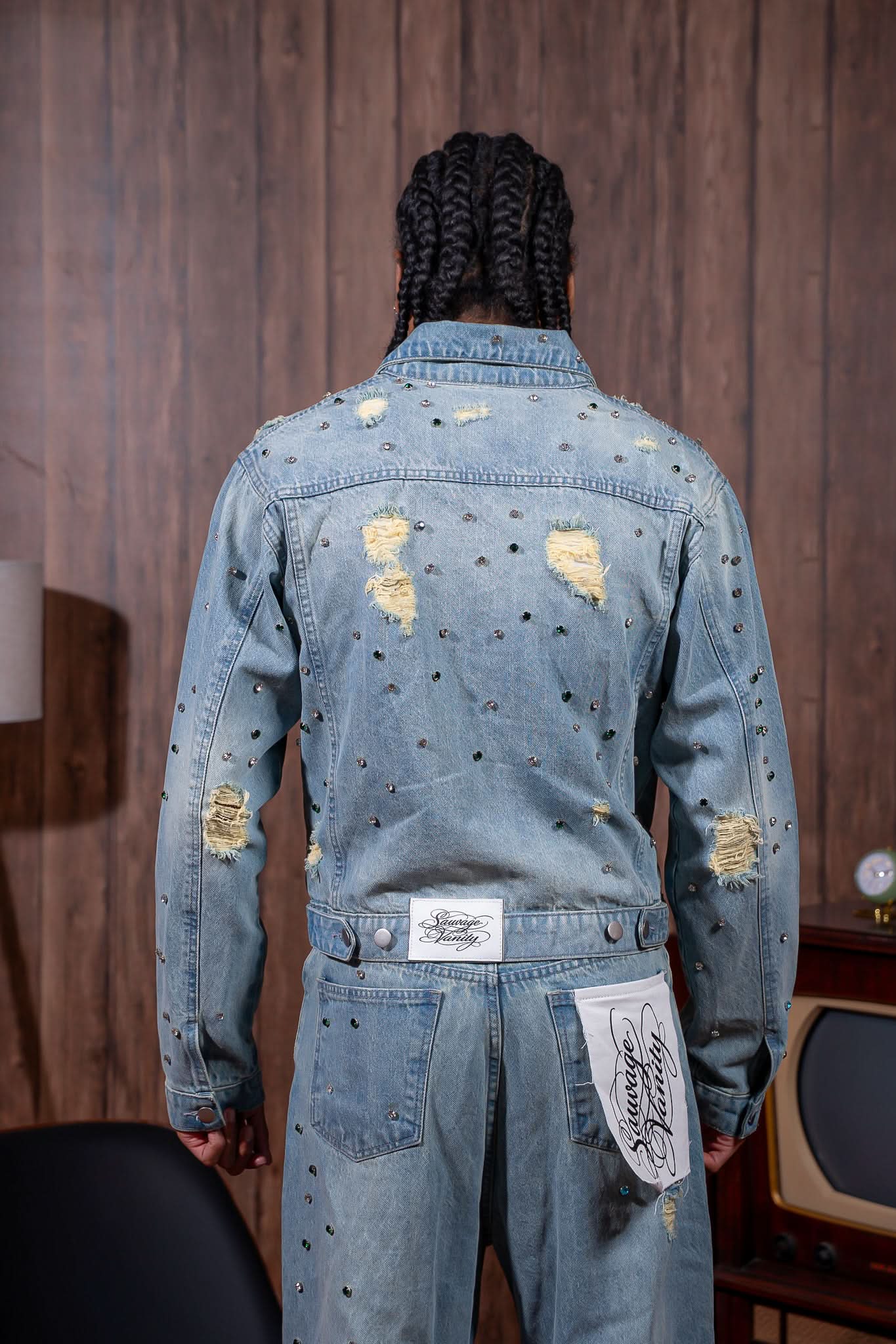Bijou Denim Jacket - sauvage clothing