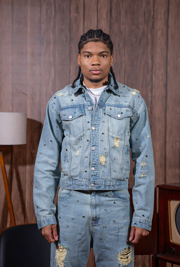Bijou Denim Jacket - sauvage clothing