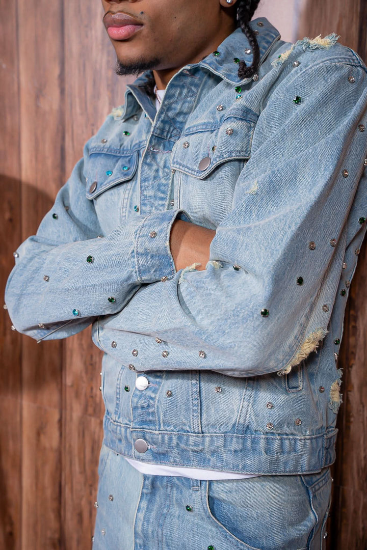 Bijou Denim Jacket - sauvage clothing