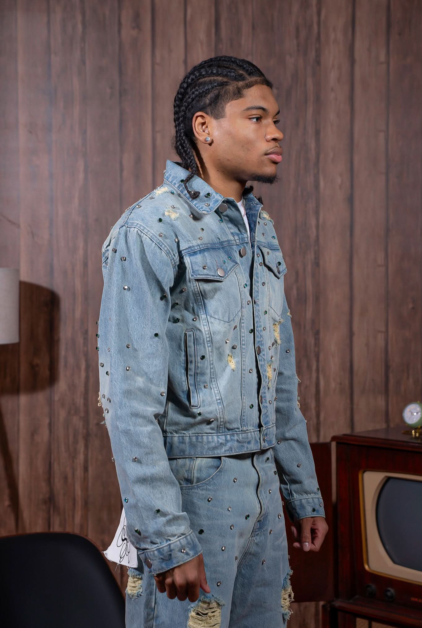Bijou Denim Jacket - sauvage clothing