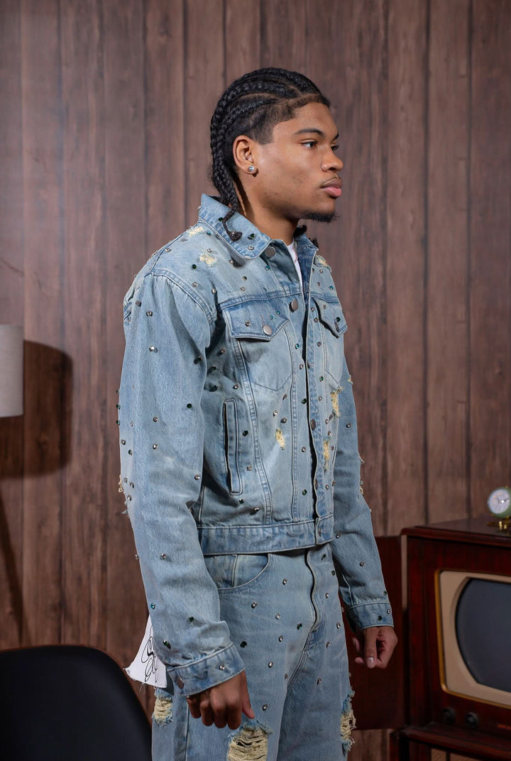 Bijou Denim Jacket - sauvage clothing