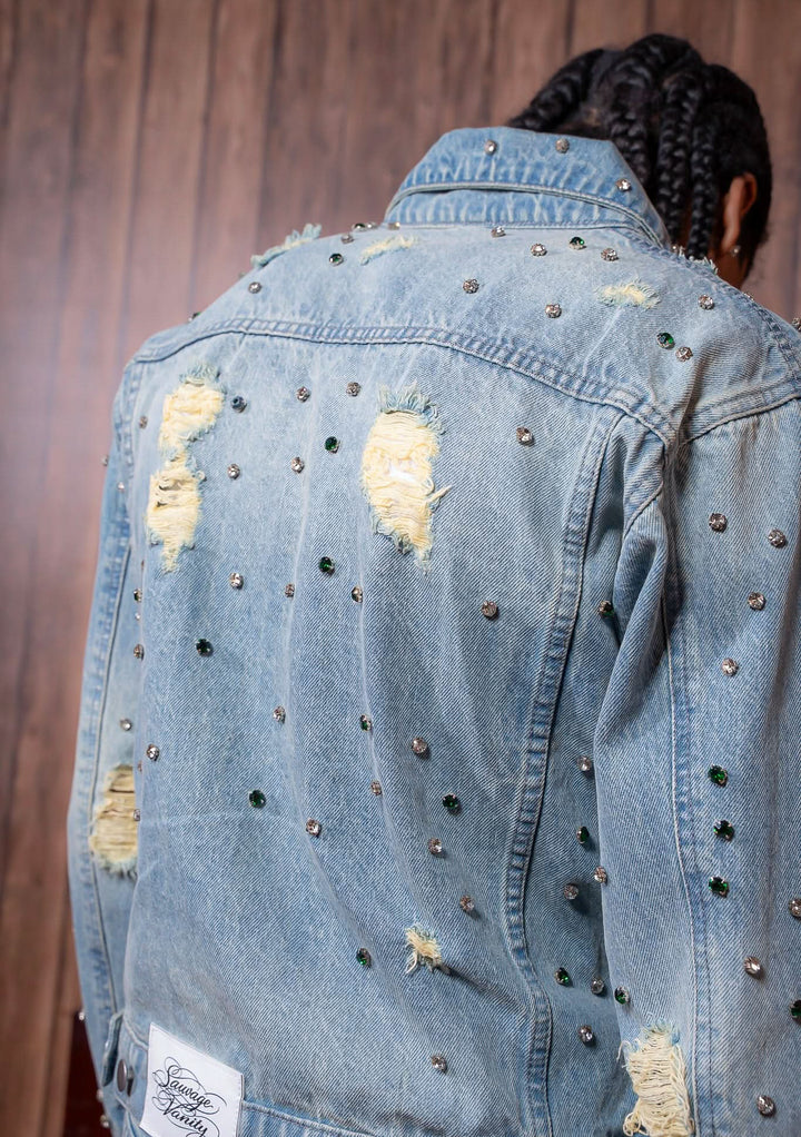 Bijou Denim Jacket - sauvage clothing