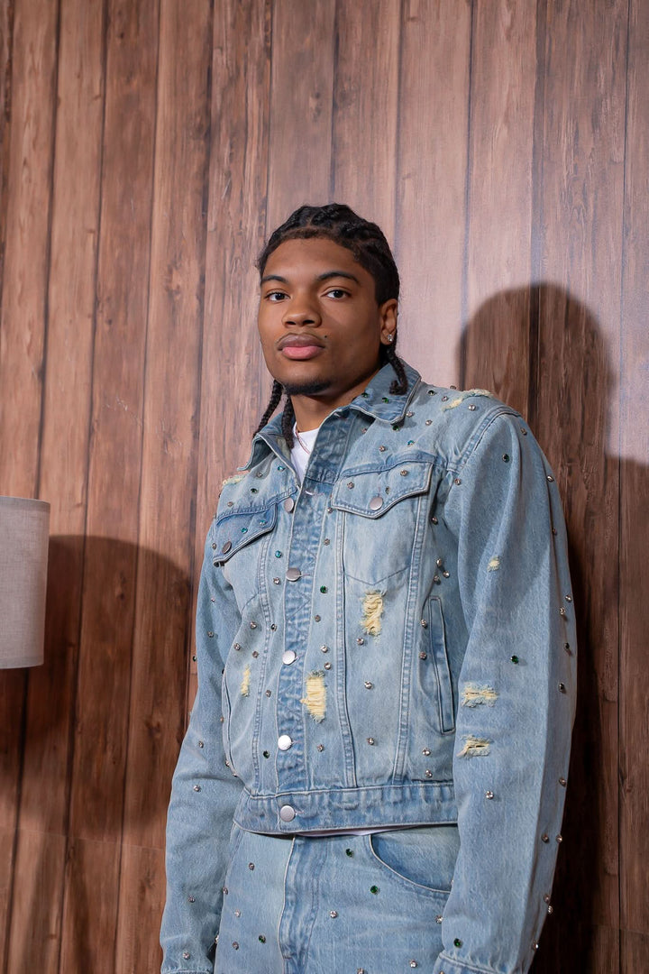 Bijou Denim Jacket - sauvage clothing