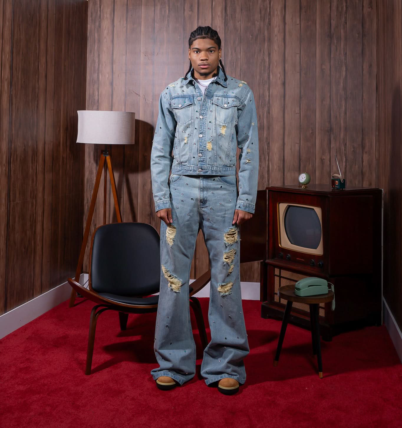 Bijou Denim Set - sauvage clothing