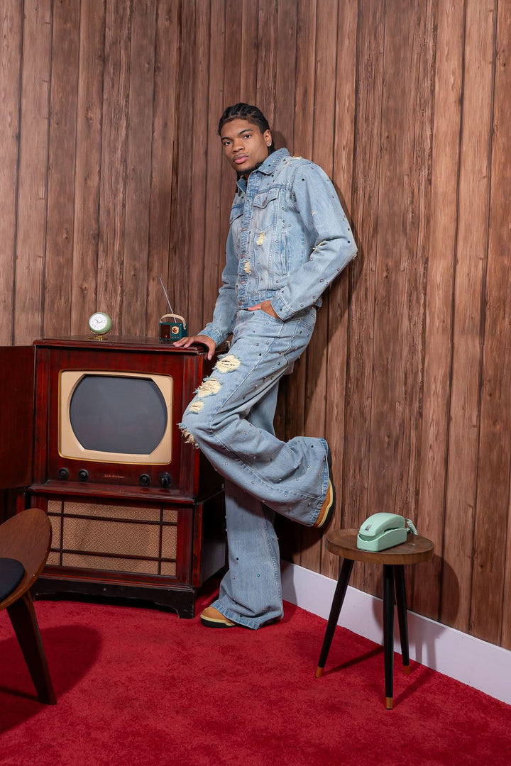 Bijou Denim Set - sauvage clothing