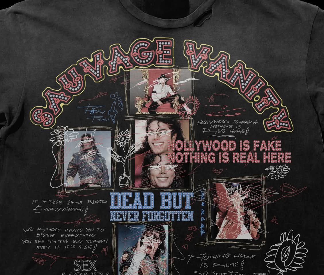 "Hollywood Is Fake" Vintage Tee - sauvage clothing