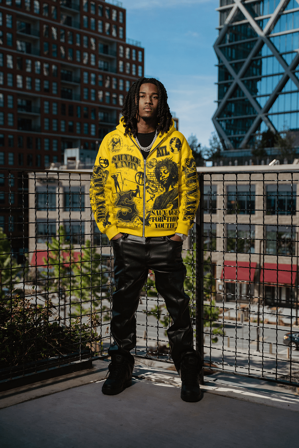 Rue De Graffiti V2 Hoodie - sauvage clothing