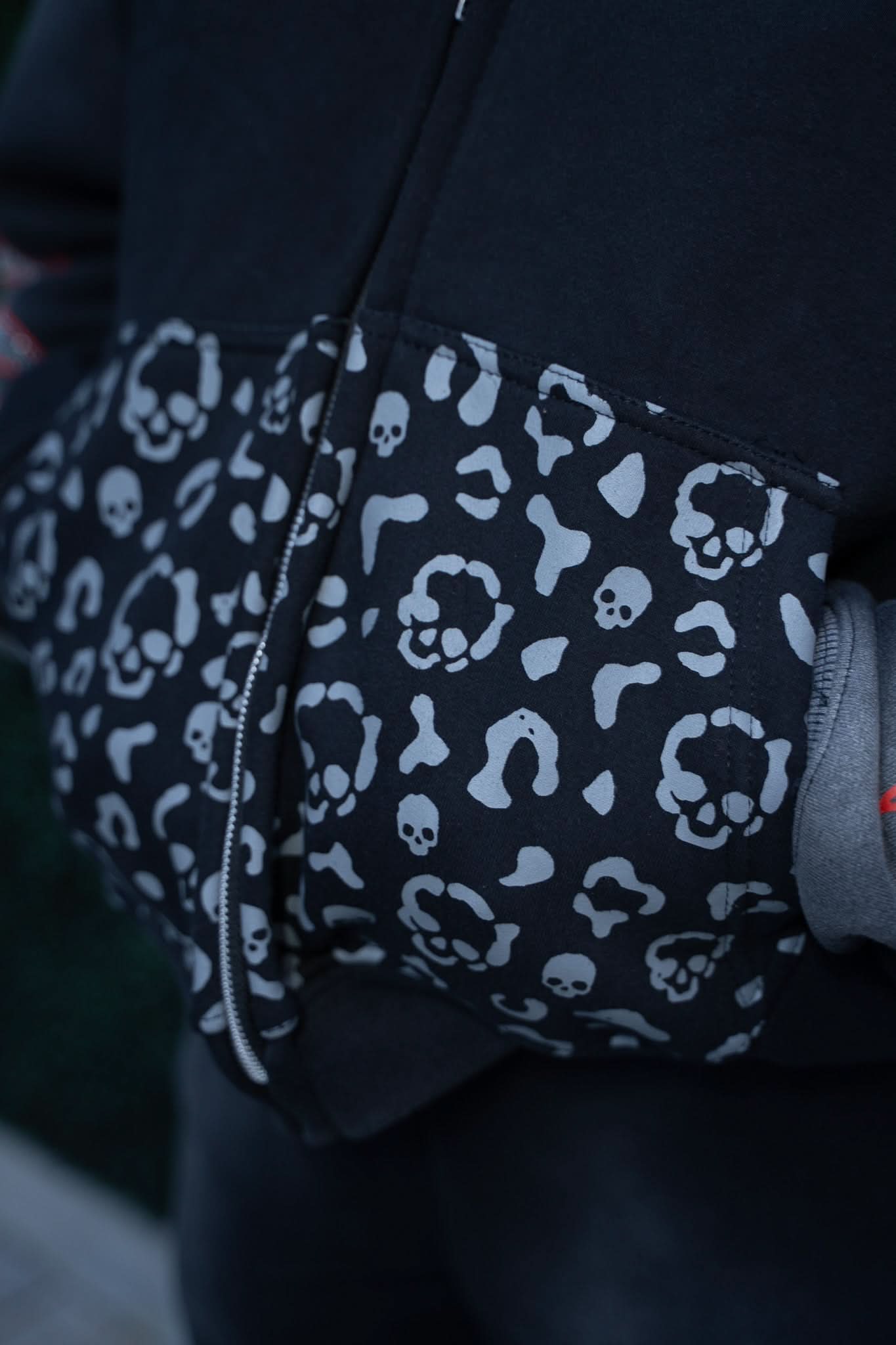Sauvage "Inferno Skull" Hoodie Black - sauvage clothing