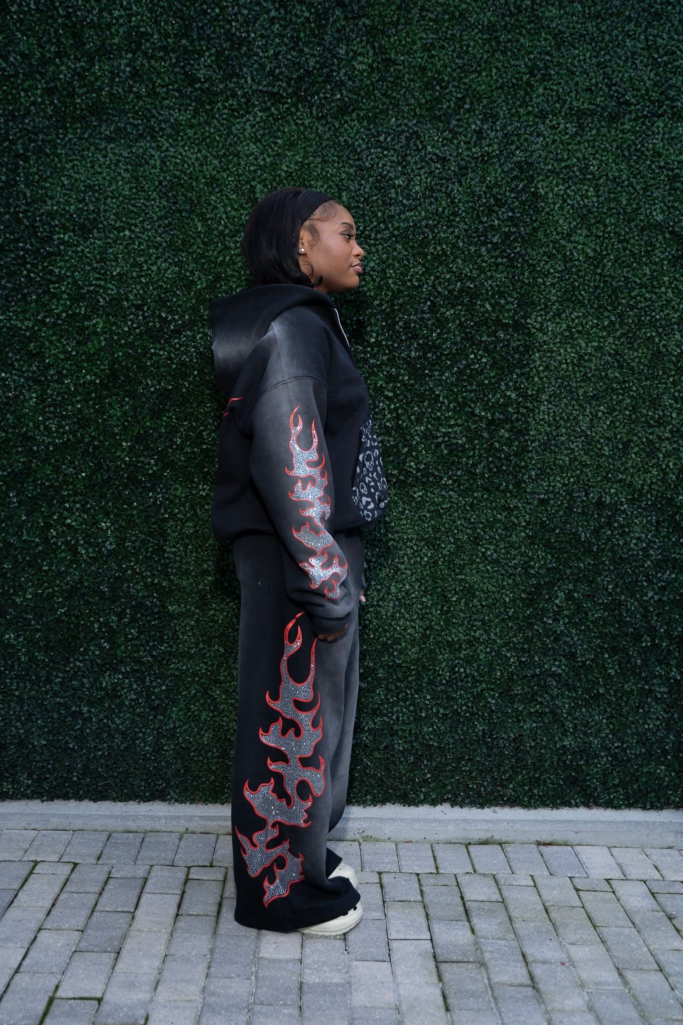 Sauvage "Inferno Skull" Pants Black - sauvage clothing