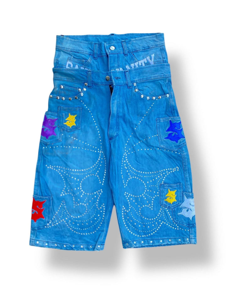 🎁 S.V. Broken Jewel Jhorts (100% off) - sauvage clothing