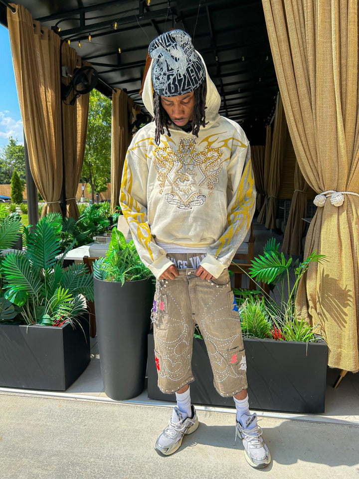 S.V. Broken Jewel Jhorts - sauvage clothing