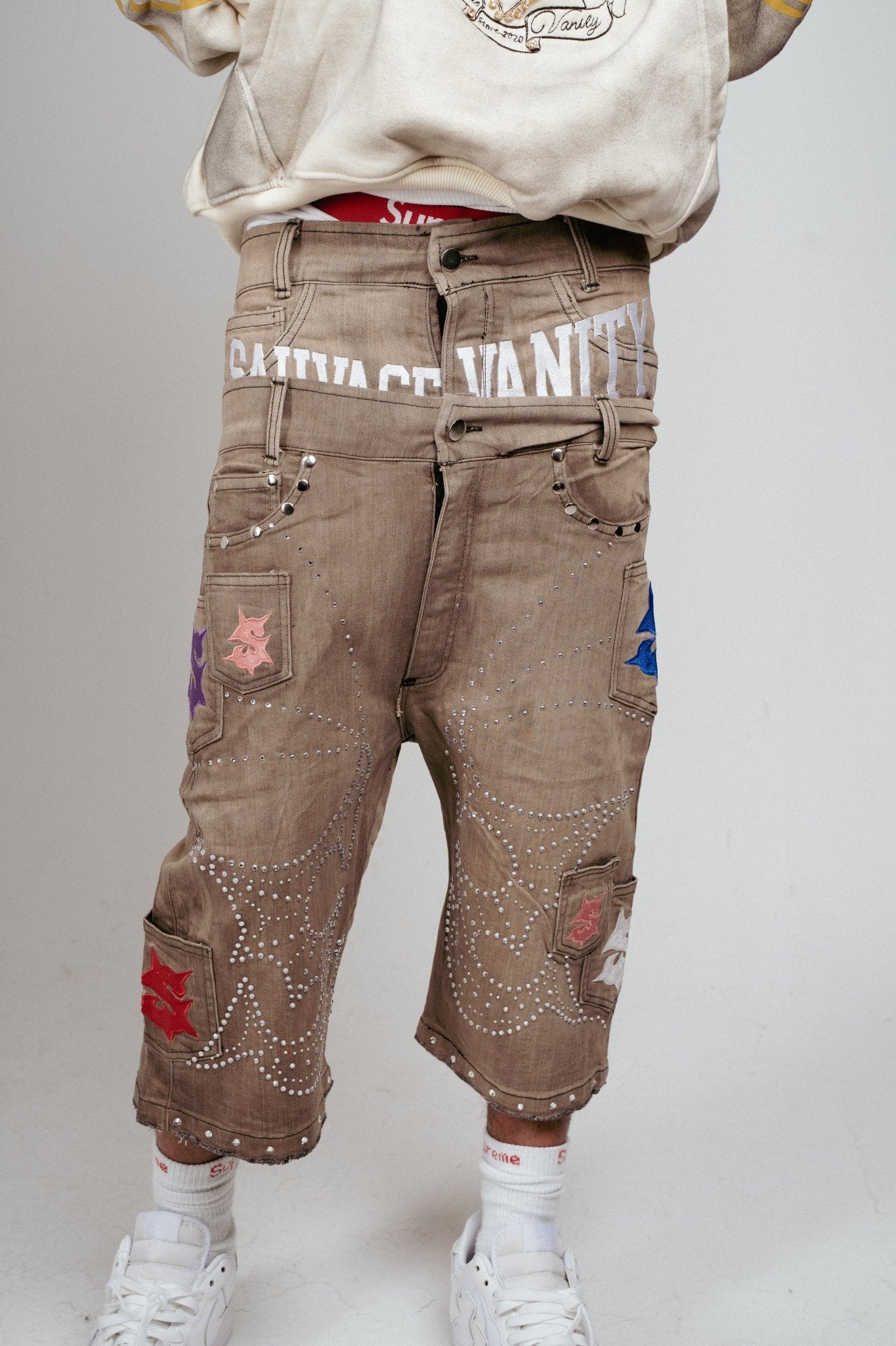 S.V. Broken Jewel Jhorts - sauvage clothing