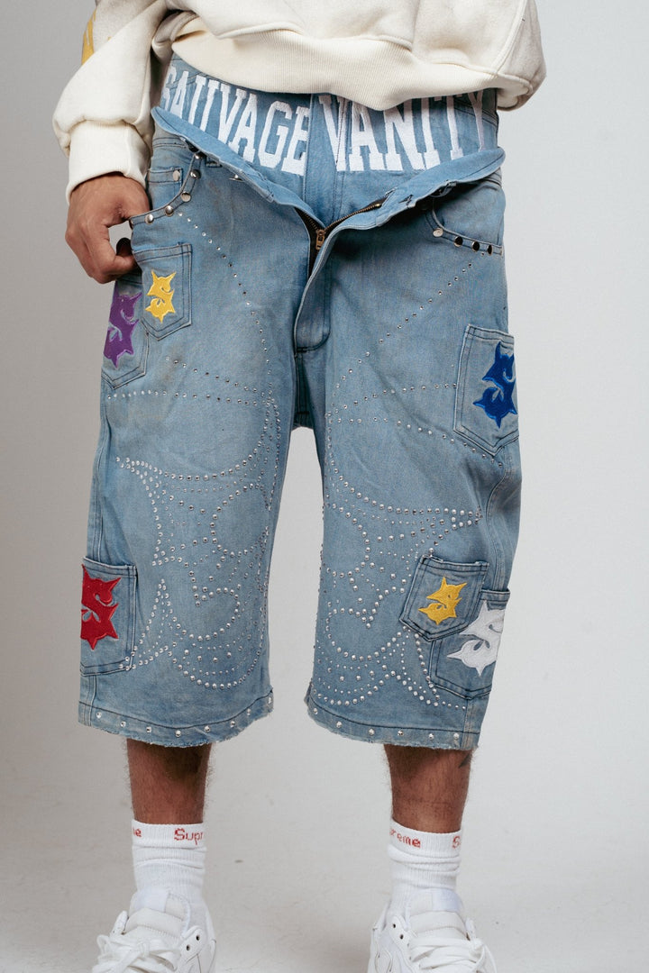 S.V. Broken Jewel Jhorts - sauvage clothing