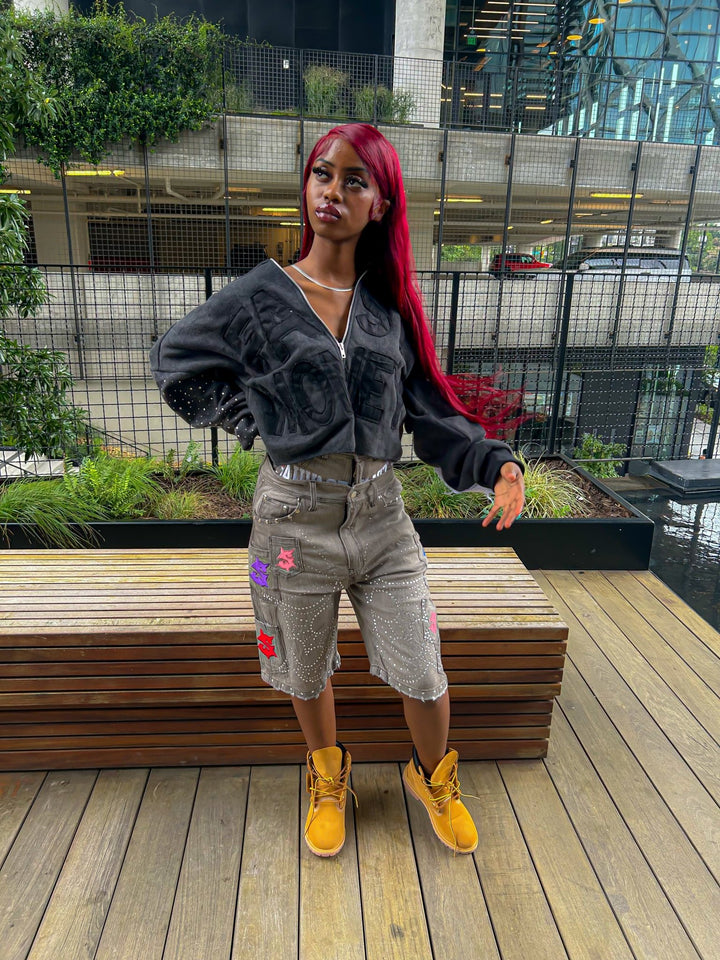 S.V. Broken Jewel Jhorts - sauvage clothing