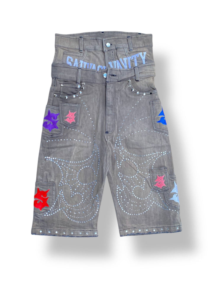 S.V. Broken Jewel Jhorts - sauvage clothing