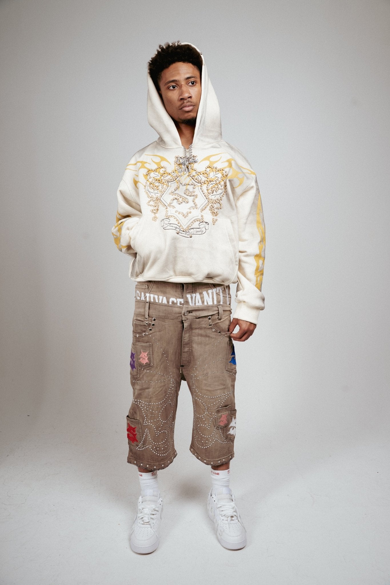 S.V. Broken Jewel Jhorts - sauvage clothing