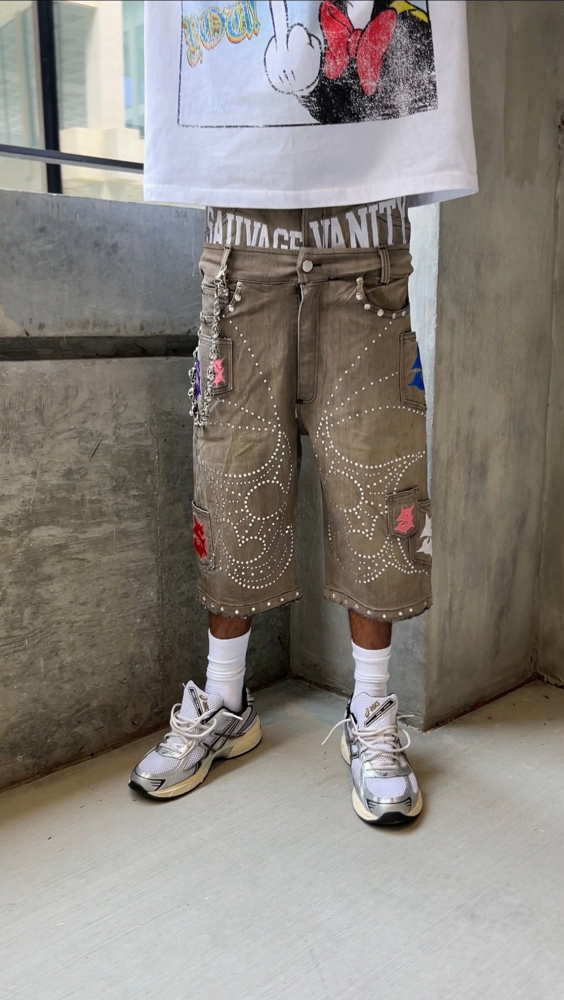 S.V. Broken Jewel Jhorts - sauvage clothing