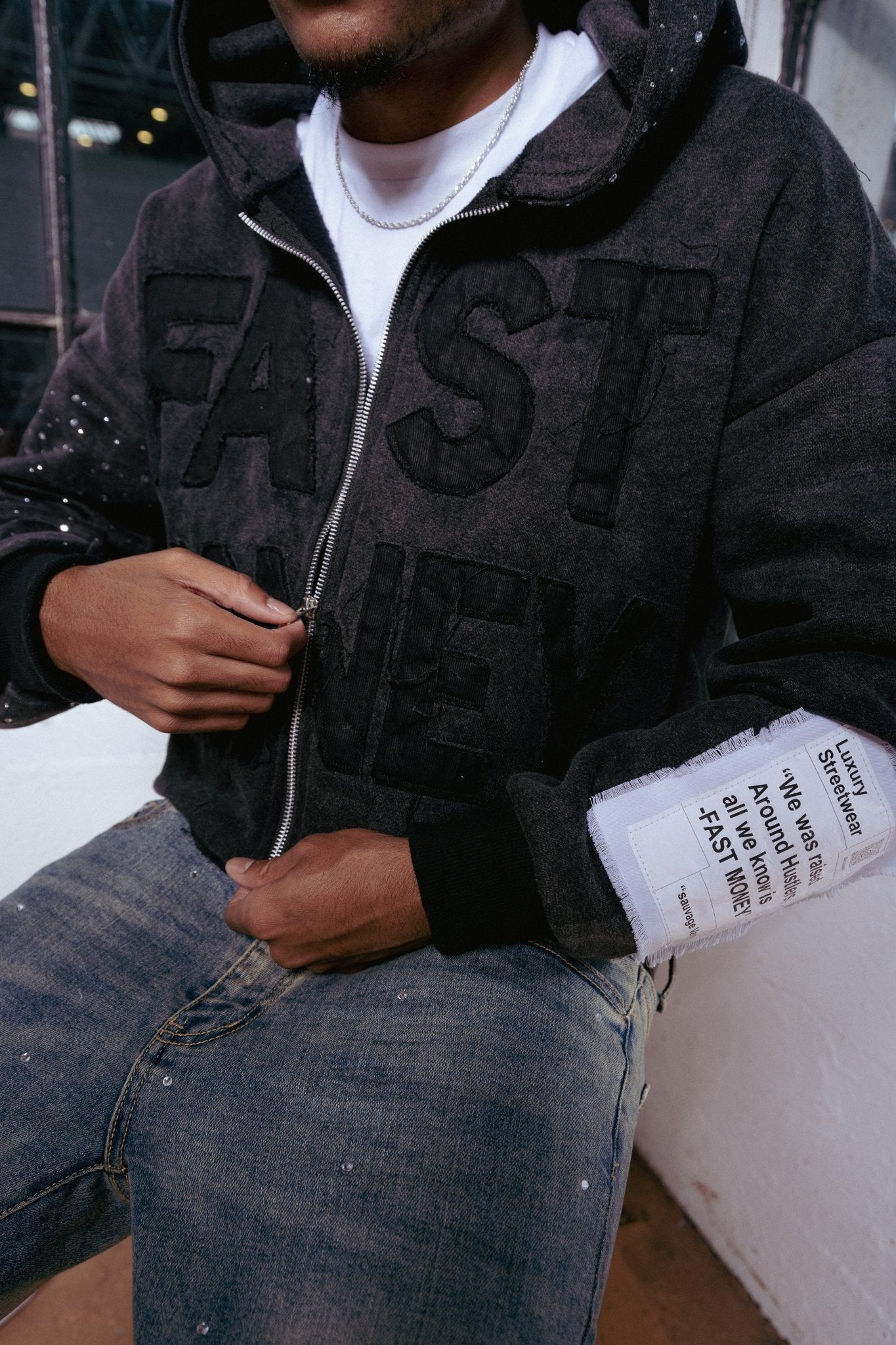 S.V. Inverted F.M Hoodie - sauvage clothing