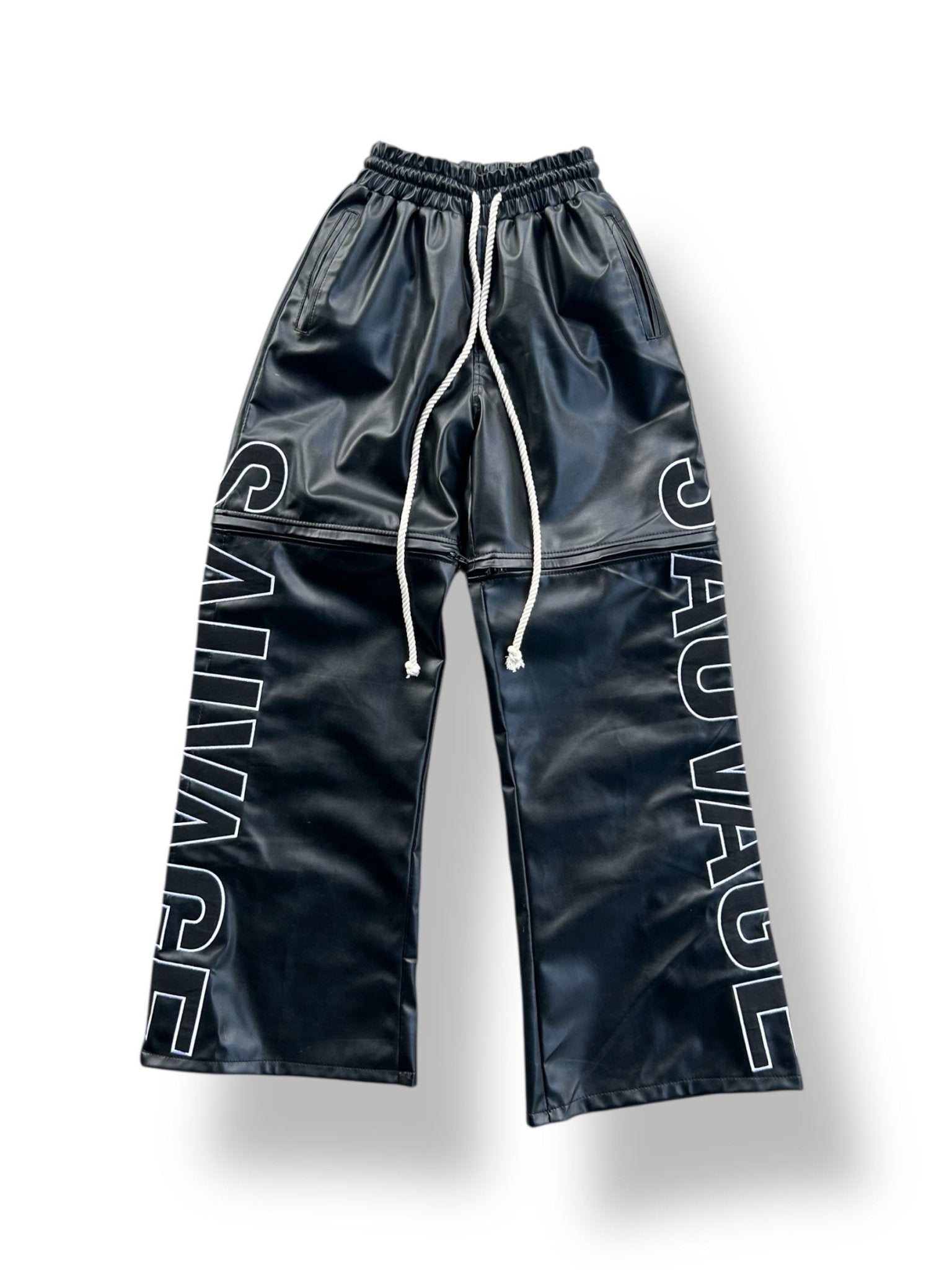 S.V. Leather Convertible 2 - in - 1 Pants - sauvage clothing