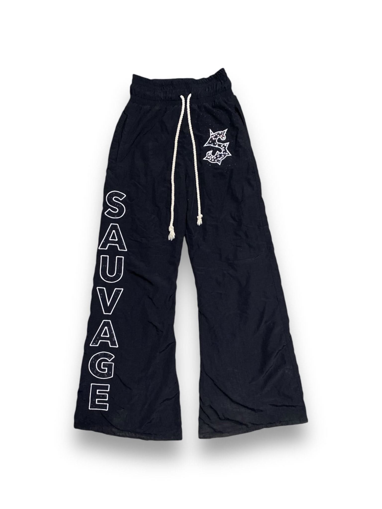 🎁 S.V. Nylon Luxe Track Pants (100% off) - sauvage clothing