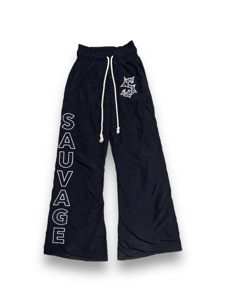 🎁 S.V. Nylon Luxe Track Pants (100% off) - sauvage clothing