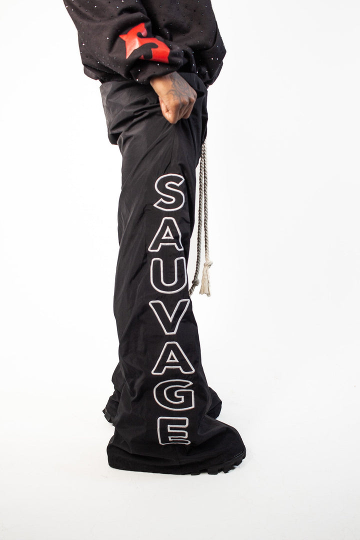 S.V. Nylon Luxe Track Pants - sauvage clothing