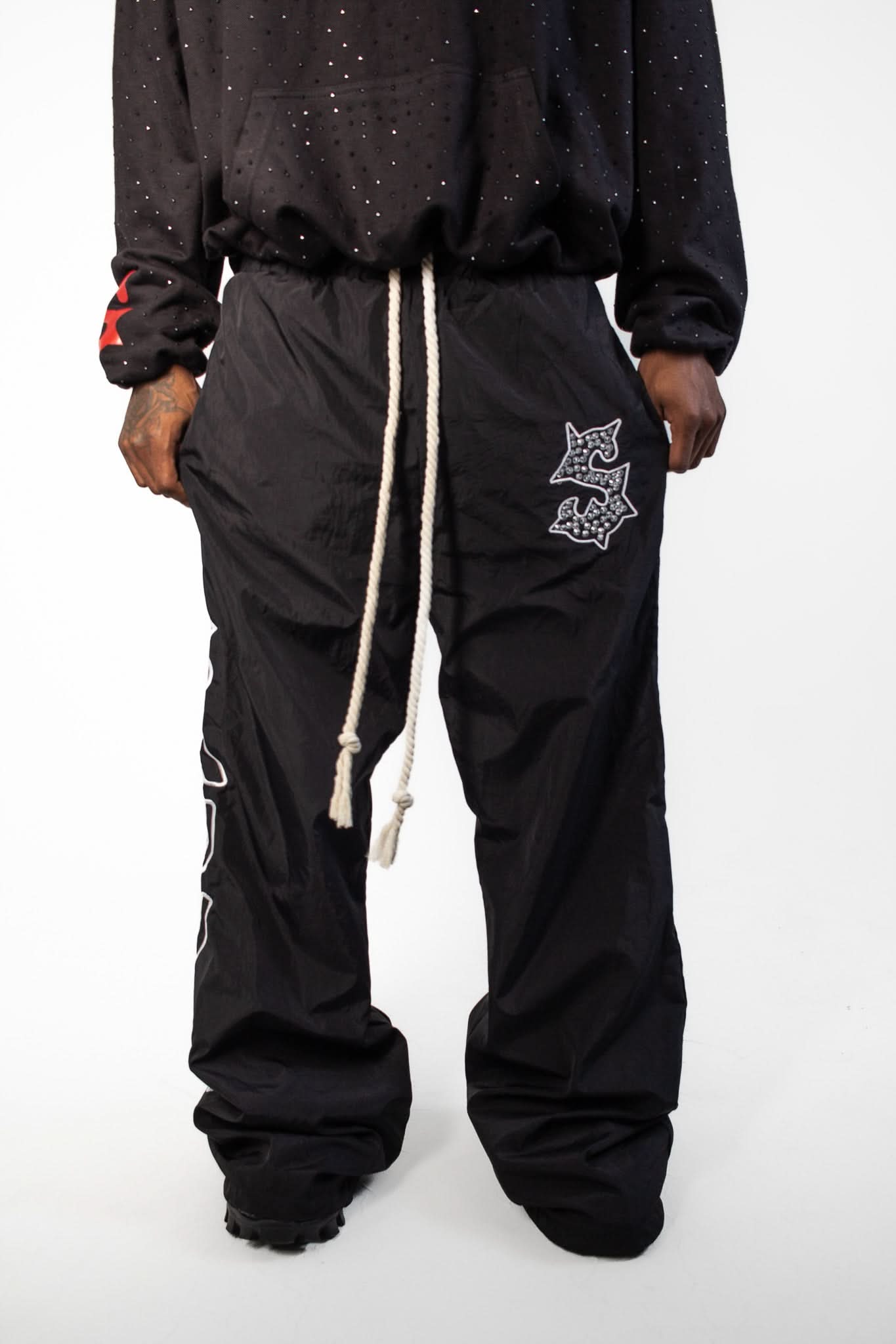 S.V. Nylon Luxe Track Pants